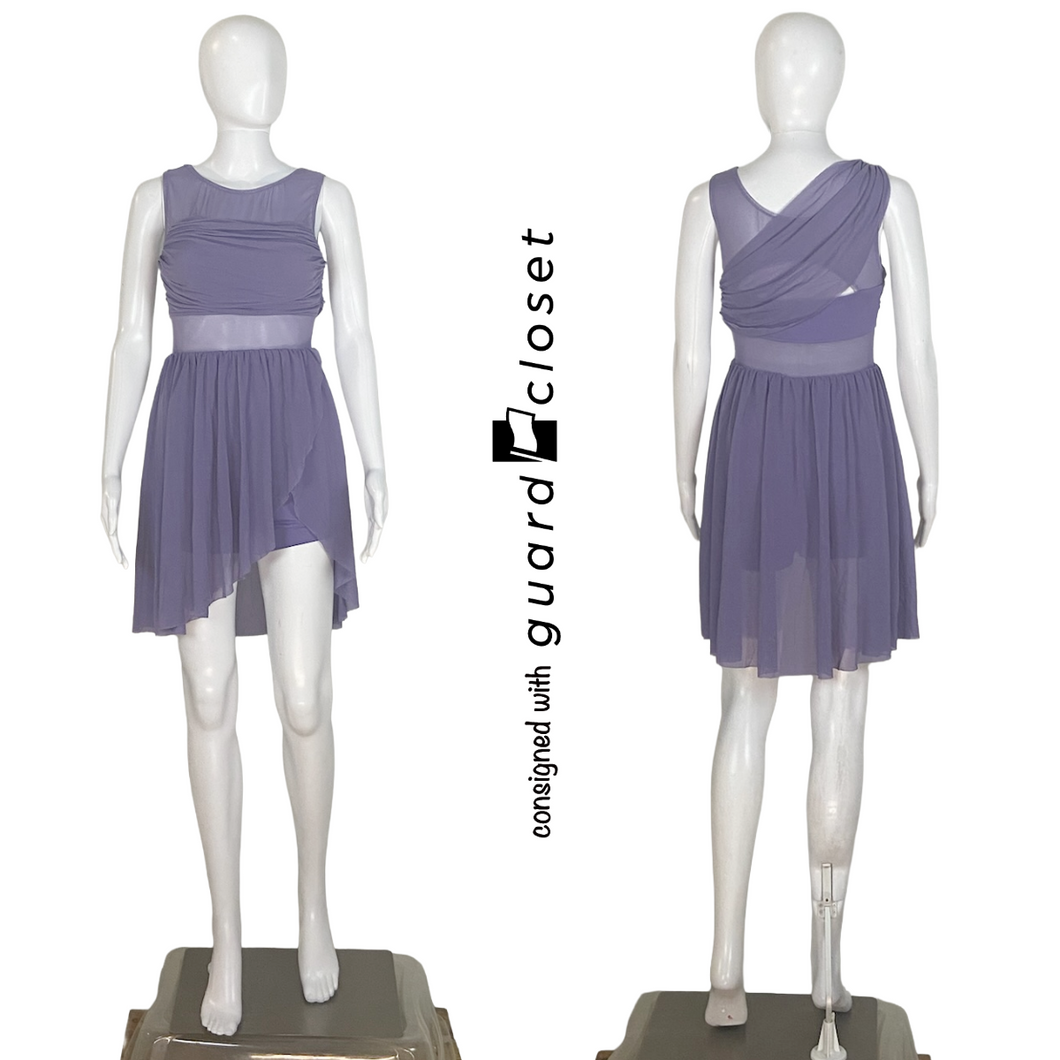12 Lavender Skirted Leotards and Olive Lavender Tank Tops by Balera