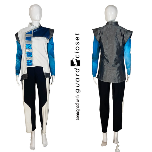 17 Orange Blue White Black Tops Pants and Vests by A Wish Come True