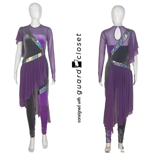 4 Purple Looking Through You G710 Unitards by A Wish Come True