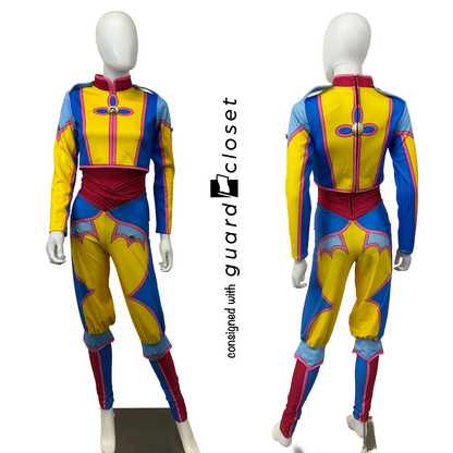 18 Multicolor Clown Jester Marching Unitards with Jackets by Dance Sophisticates