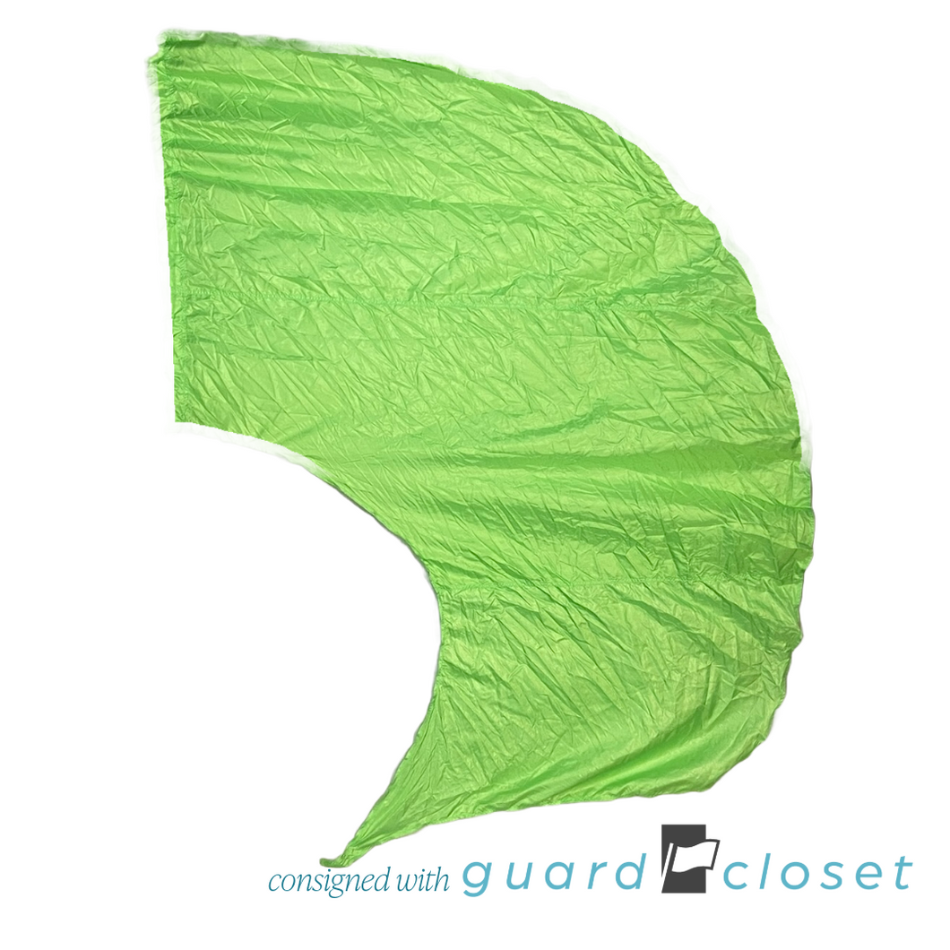 14 Solid Neon Lime Swing Flags by Band Shoppe