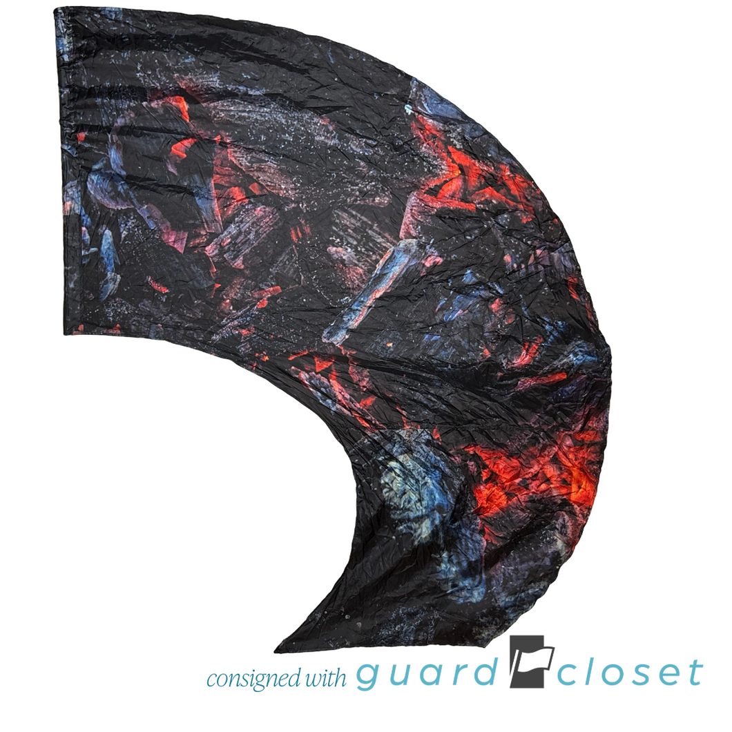 24 Lava Charcoal Rocks Swing Flags