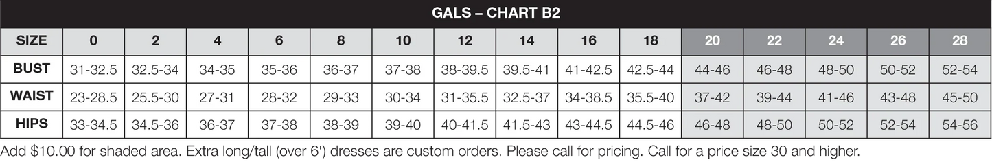 RACHEL (Style #443) - Sweetheart Neck Short Sleeve Show Choir Dress