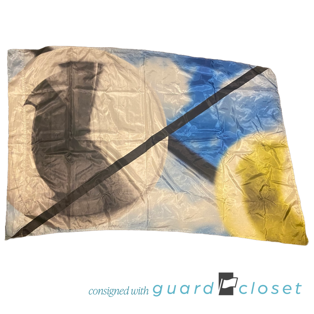 31 Blue Yellow White Abstract Infinity Symbol Flags