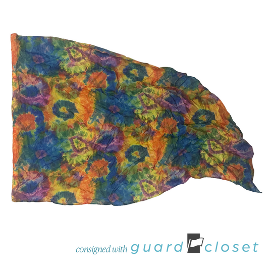 11 Multi Color Tie Dye Teardrop Flags by McCormicks