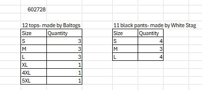 12 Purple Blue Aqua Long Sleeve Tops and Black Pants by Baltogs