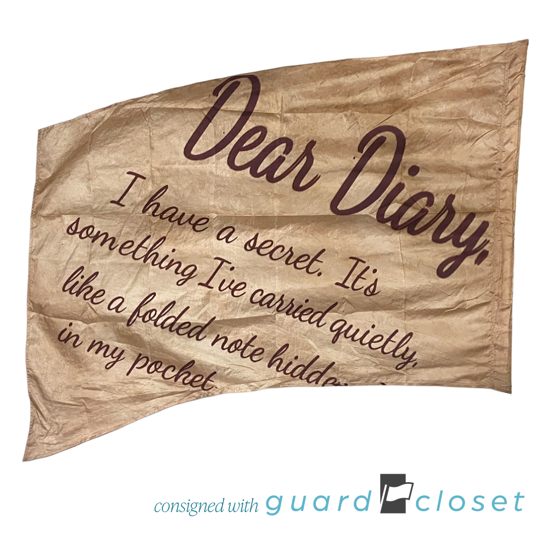 16 Shades of Brown Beige Tan Dear Diary Text Flags by McCormicks