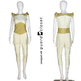 24 Varied Ivory Gold Unitards by Band Hall
