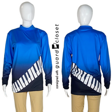 Load image into Gallery viewer, 36 Blue Black Piano Key Performance Tops by Prop Vinyls
