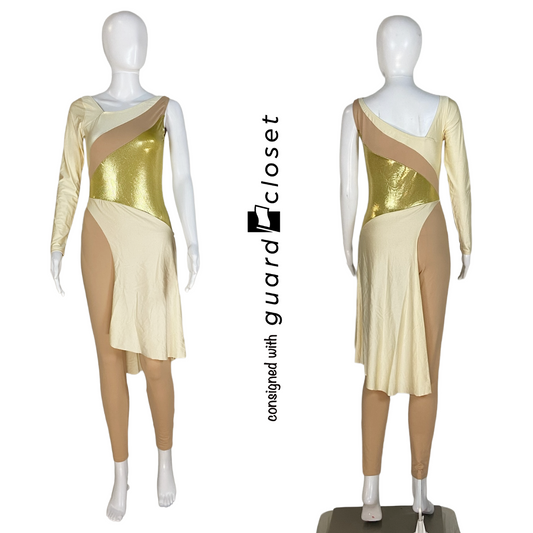 22 Ivory Tan Gold Unitards, Rompers, Pants and Hoods by Baltogs