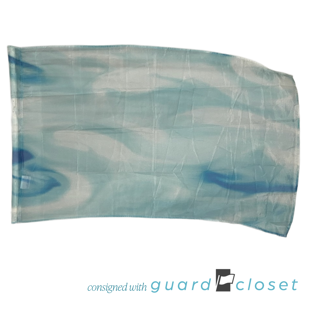 Shades of Blue Water Flags | StylePlus | Set of 10