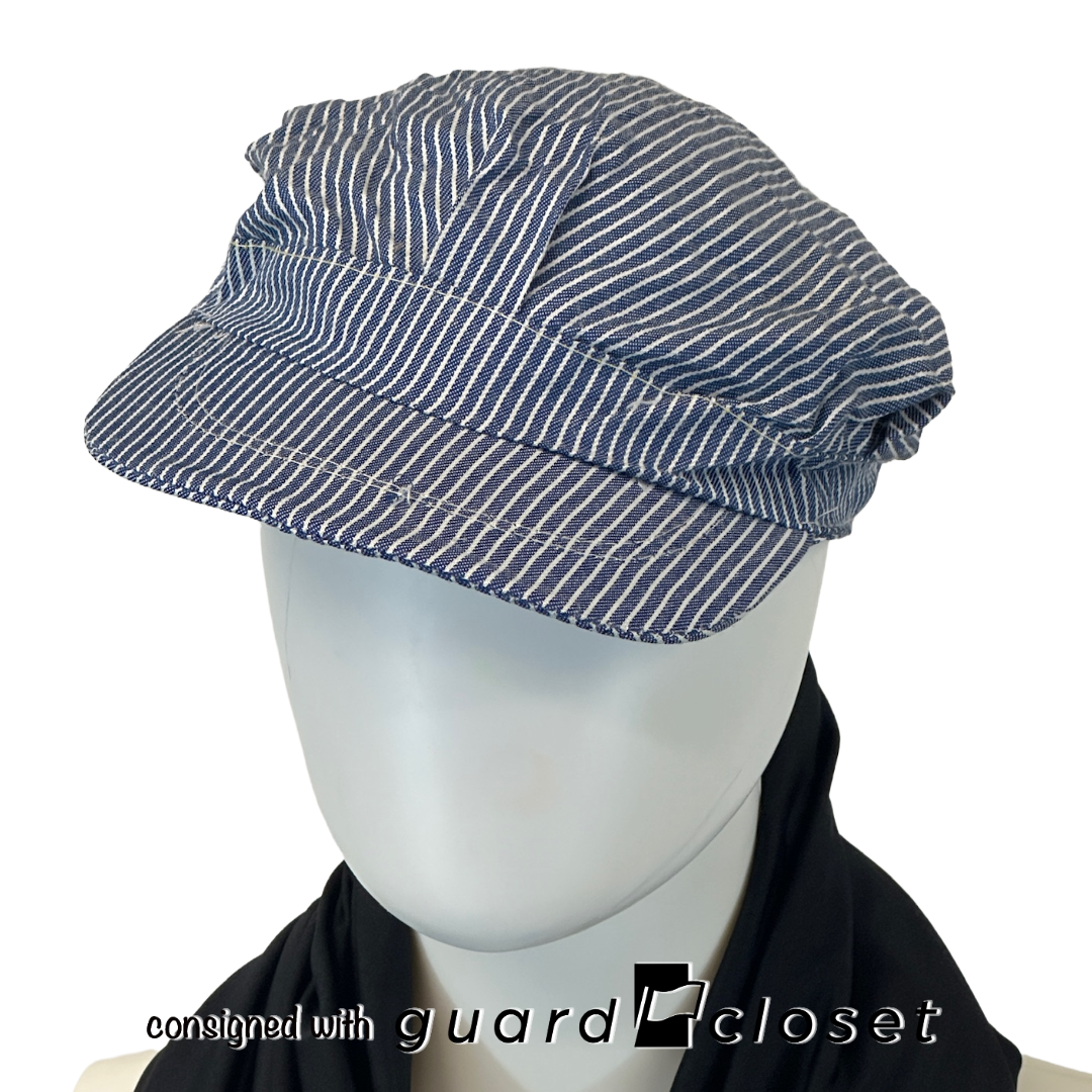 Blue striped engineer caps | guardcloset | Set of 11