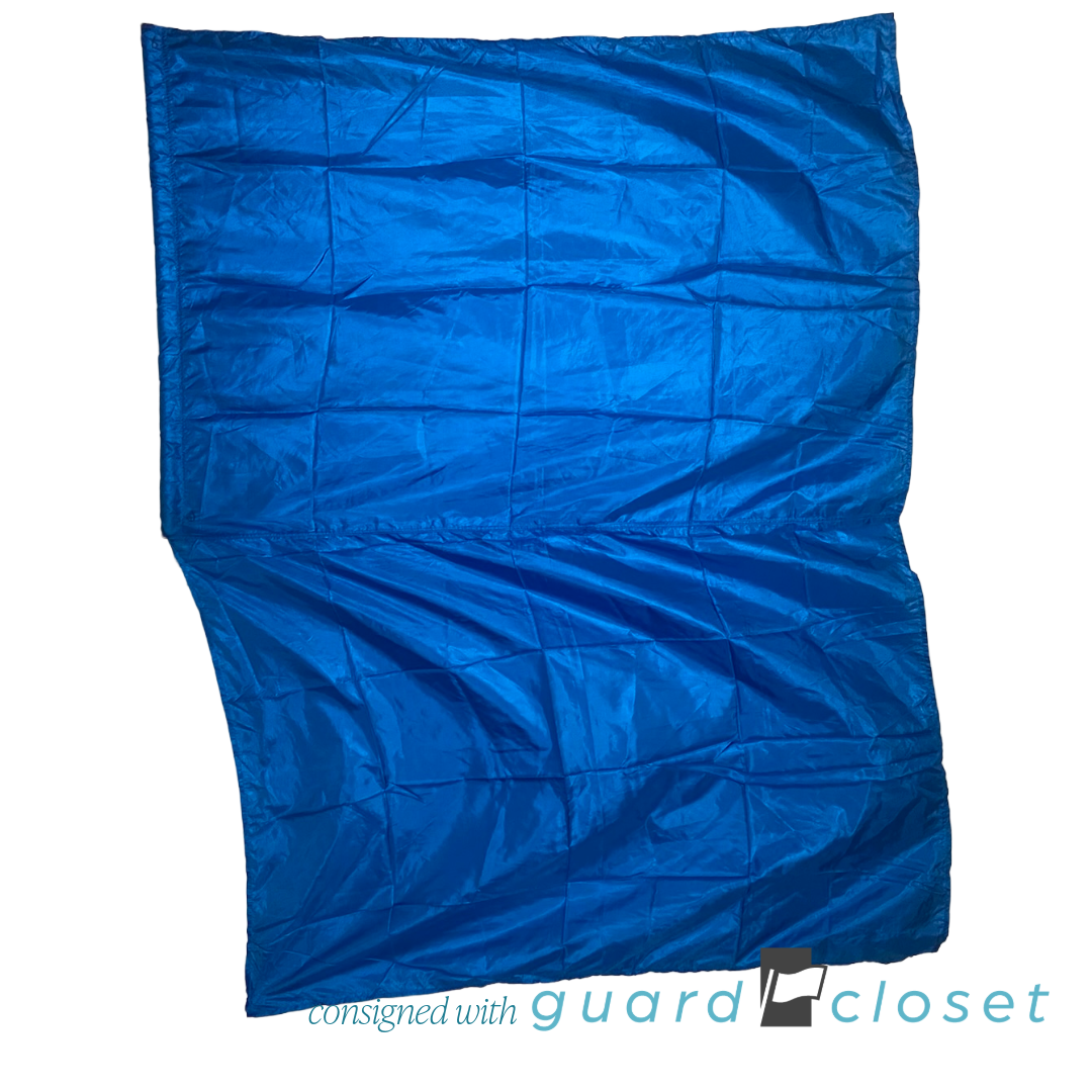 6 Solid Medium Blue Swing Flags