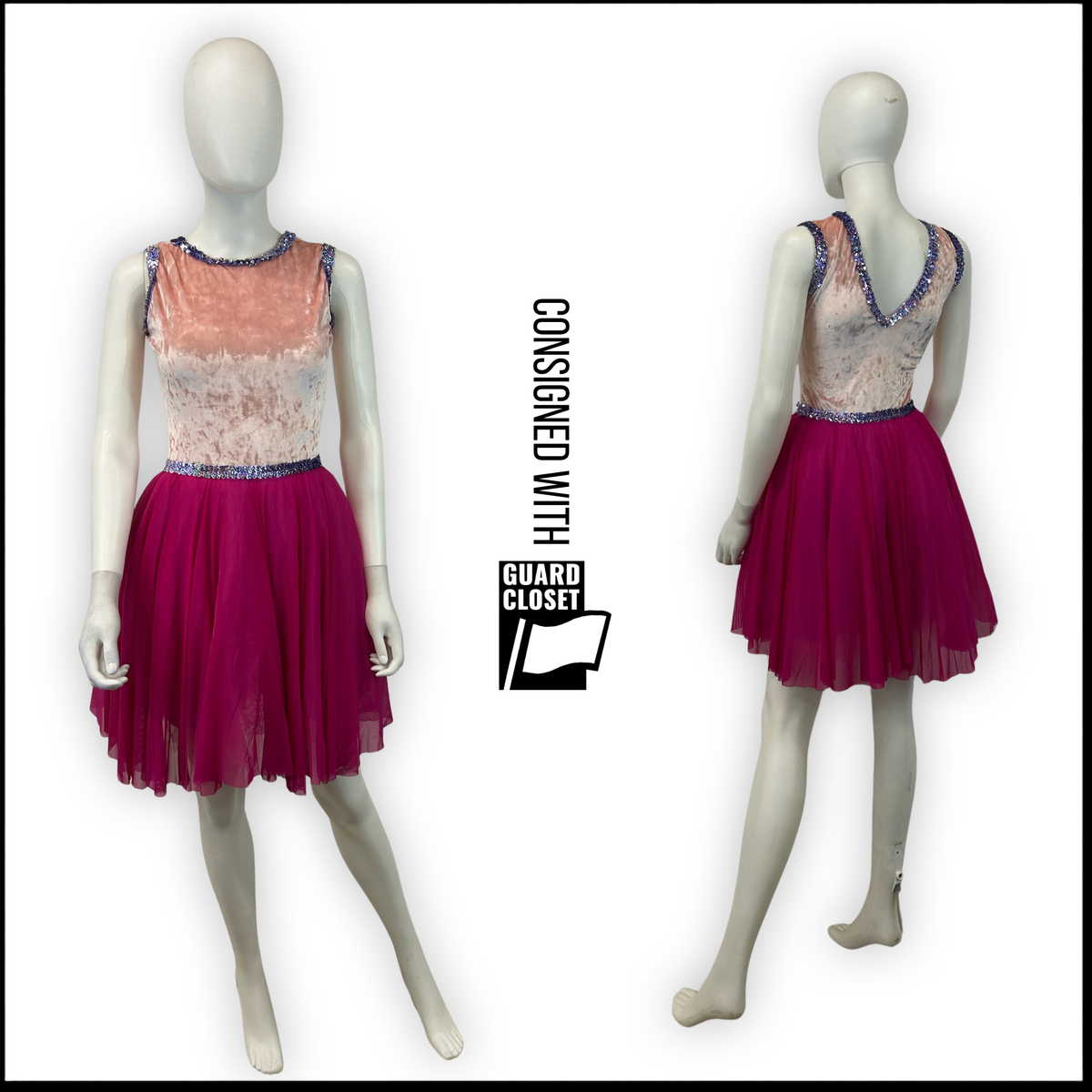 Pink tutu-inspired dresses with built-in leotard | Georgie Girl | Set of 22