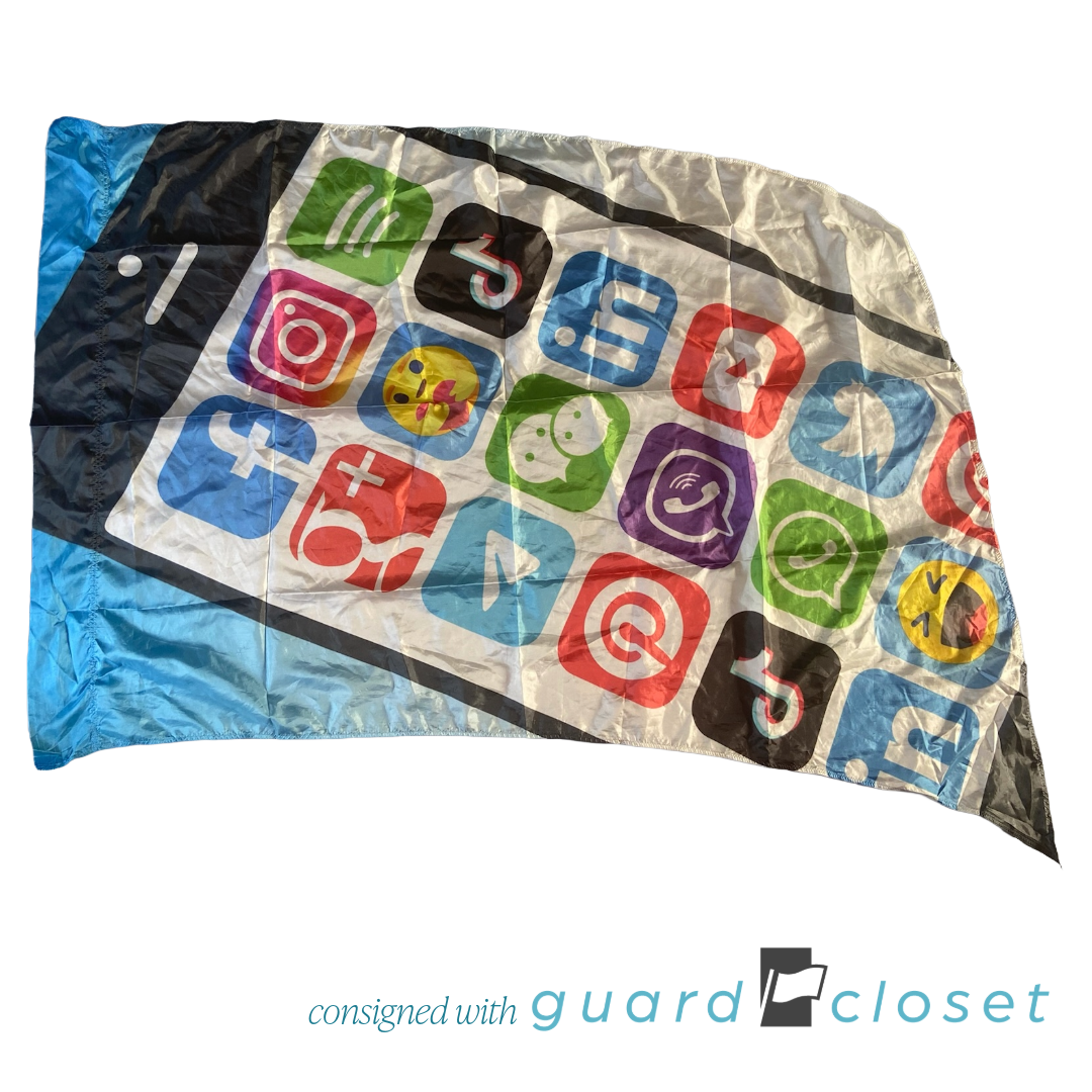 11 Multi Color Cell Phone App Flags by Digital Performance Gear