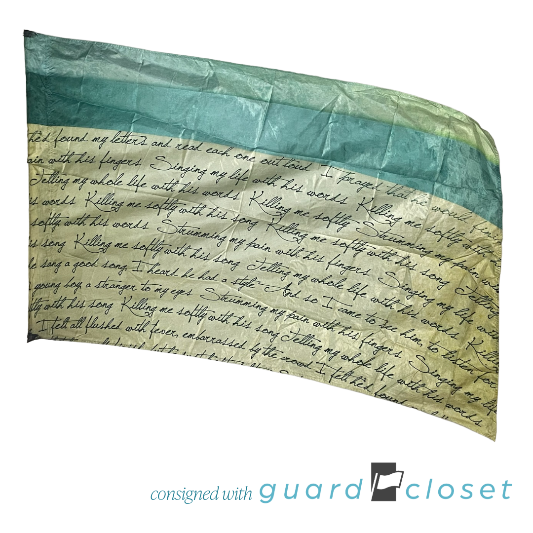 5 Shades of Green Diary Text Flags