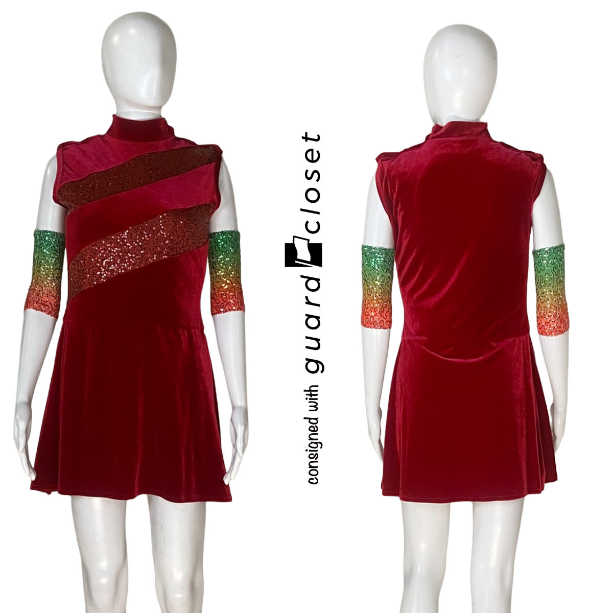 16 Red to Gray Convertible With You Girls Tunics  by A Wish Come True