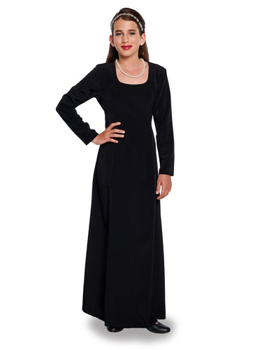 LILLIAN (Style #101Y) - Scoop Neck Long Sleeve Dress - Youth Cousin's Concert Attire