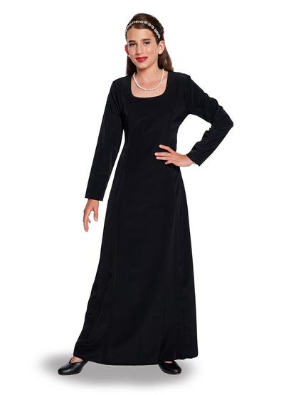 LILLIAN (Style #101Y) - Scoop Neck Long Sleeve Dress - Youth Cousin's Concert Attire