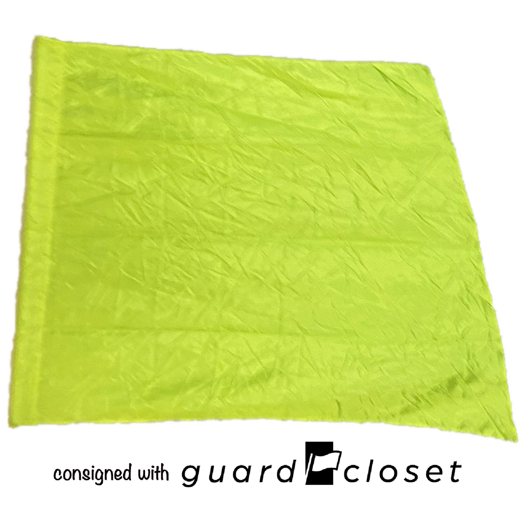44 Solid Neon Yellow Flags guardcloset