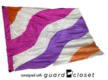 Load image into Gallery viewer, 12 Pink/purple/orange/white &quot;wave&quot; Flags guardcloset
