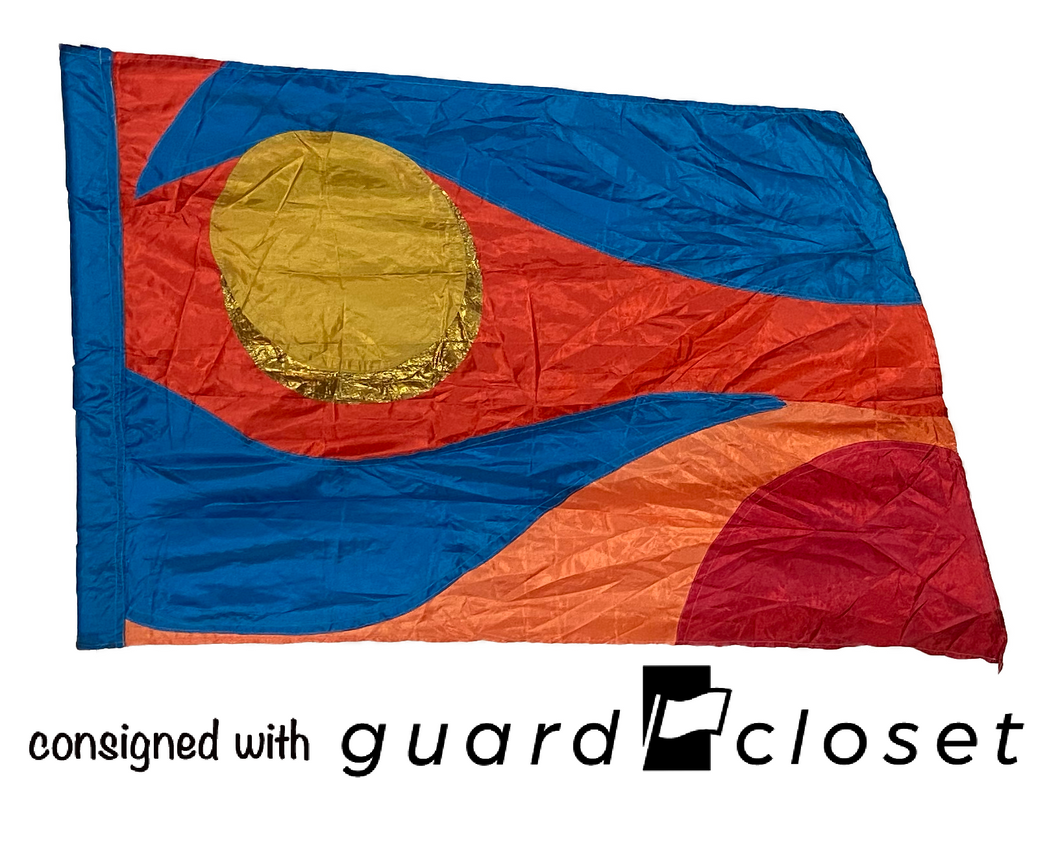23 Gold/red/blue Flags guardcloset