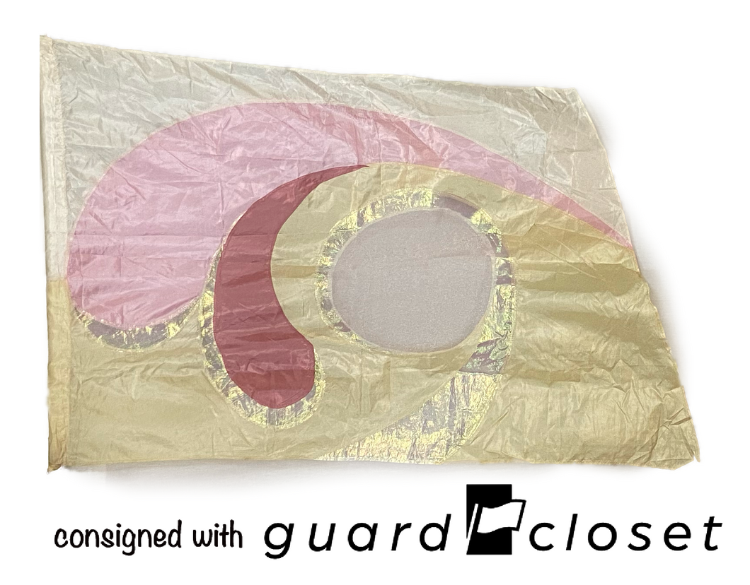 12 Pink/ivory Feather Flags guardcloset
