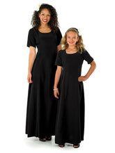 Load image into Gallery viewer, ZELDA (Style #105) - Scoop Neck Short Sleeve Dress Cousins Concert Attire
