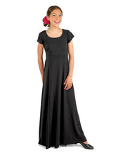 Load image into Gallery viewer, ANGELINA (Style #115Y) - Scoop Neck, Short Sleeve Dress - Youth Cousin&#39;s Concert Attire

