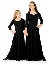 Load image into Gallery viewer, TAYLOR (Style #120Y) - Sweetheart Neckline, 3/4 Sleeve Dress -Youth Cousin&#39;s Concert Attire
