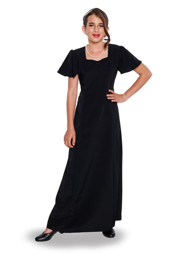 KIMBERLY (Style #123Y) - Sweetheart Neck Flutter Sleeve - Youth Cousin's Concert Attire