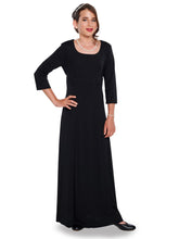 Load image into Gallery viewer, NATALIE (Style #125Y) - Scoop Neckline 3/4 Sleeve Dress - Youth Cousin&#39;s Concert Attire
