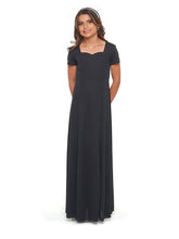 Load image into Gallery viewer, CHLOE (Style #143Y) - Sweetheart Neck, Short Sleeve Dress - Youth Cousin&#39;s Concert Attire
