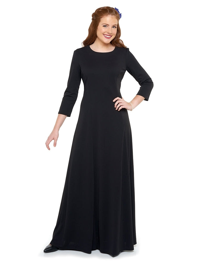 SAMANTHA (Style #144) - High Neck, 3/4 Sleeve Gown Cousins Concert Attire
