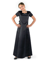 Load image into Gallery viewer, SARAH (Style #203) - Sweetheart Neck, Short Sleeve Satin Dress - Youth Cousin&#39;s Concert Attire
