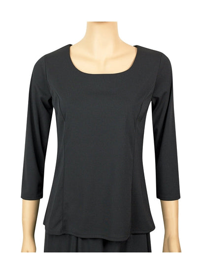 CARRIE (Style #2207) - Scoop Neck 3/4 Sleeve Blouse Cousins Concert Attire