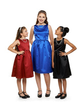 Load image into Gallery viewer, AUDREY (Style #425Y) - Boat Neck Sleeveless Show Choir Dress - Youth Cousin&#39;s Concert Attire
