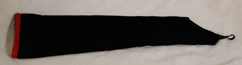 16 Black Sleeves With Red Trim guardcloset