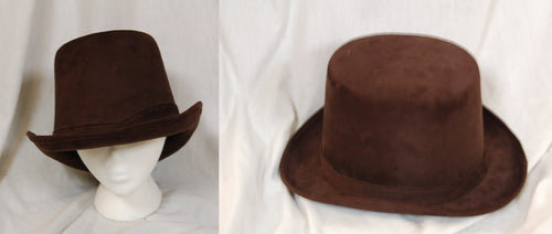 12 Brown Top Hats/