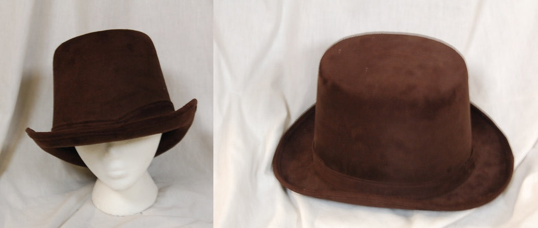 12 Brown Top Hats/