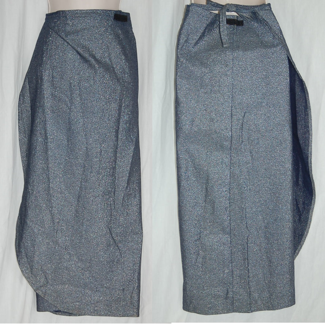 30 Gray Sparkle Wrap Skirts guardcloset
