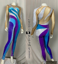 Load image into Gallery viewer, 8 silver/purple/aqua uniforms A Wish Come True
