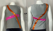 Load image into Gallery viewer, 7 Gray/orange/pink Tops A Wish Come True
