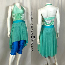 Load image into Gallery viewer, 14 Aqua/white Dresses (3 Styles) + 14 Aqua Capri Pants guardcloset
