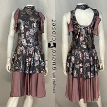 Load image into Gallery viewer, 12 Purple/mauve Floral Dresses With Built In Shorts guardcloset
