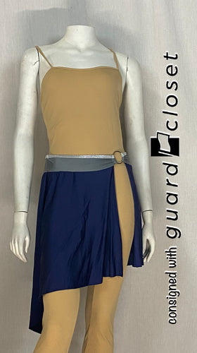 10 navy blue asymmetrical skirts A Wish Come True