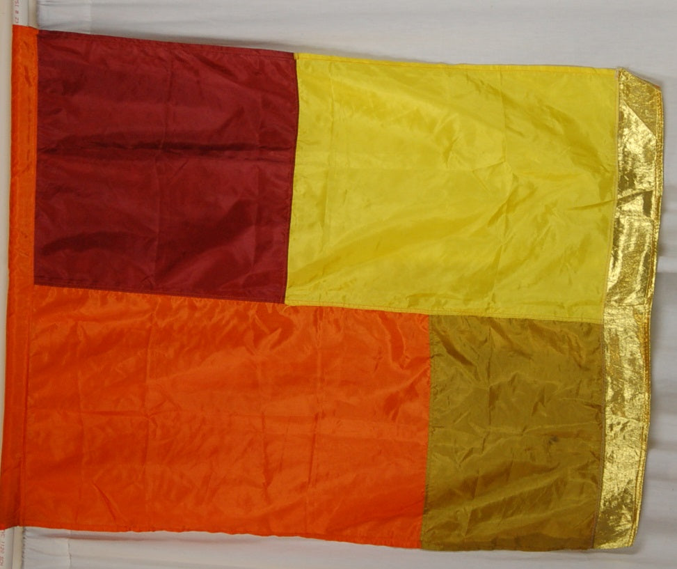 7 Yellow/orange/maroon Flags guardcloset