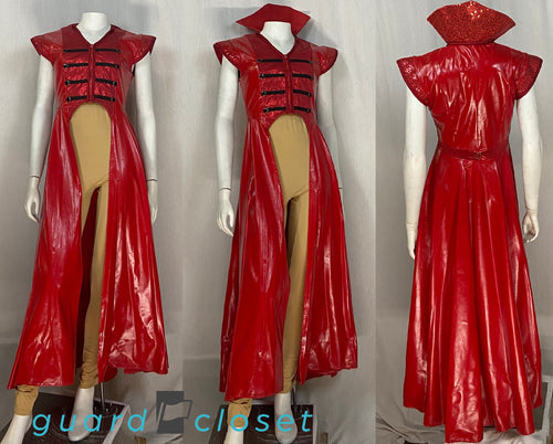 36 red sleeveless long tail jackets Fred J. Miller