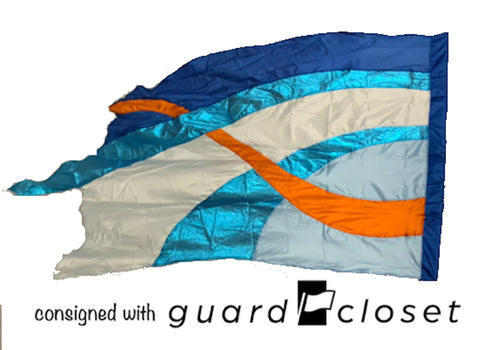 18 Blue/white/orange Flags guardcloset