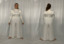 Load image into Gallery viewer, 12 White Leotard/ Palazzo Pants Style Plus
